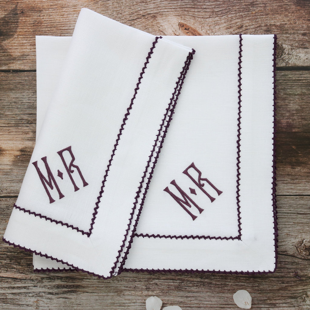 Double Pico Edge Trimmed Napkin
