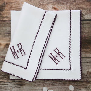 Double Pico Edge Trimmed Napkin