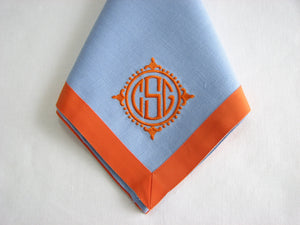 Grosgrain Edge Trimmed Napkin