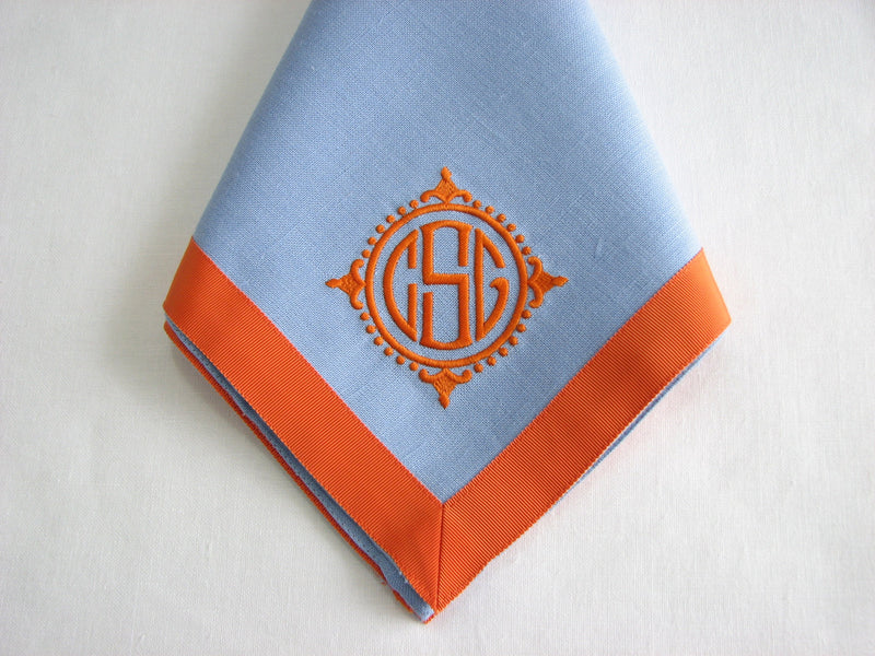 Grosgrain Edge Trimmed Napkin