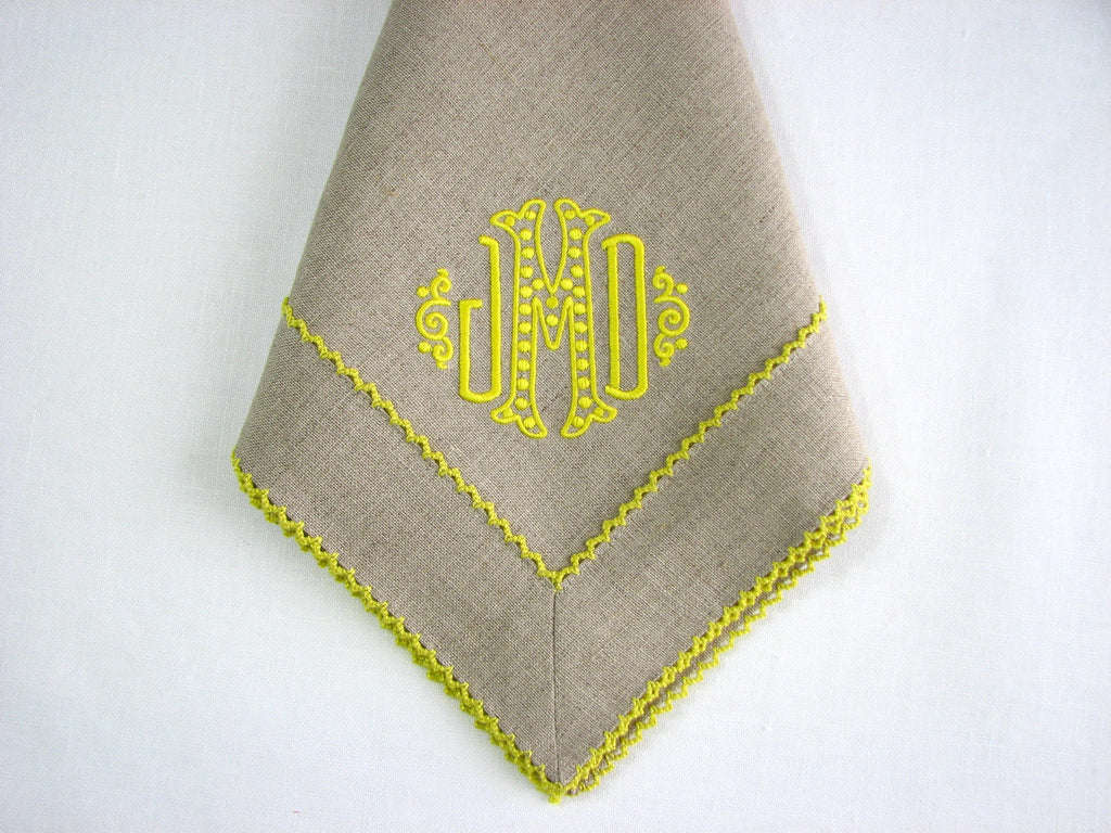 Double Pico Edge Trimmed Napkin