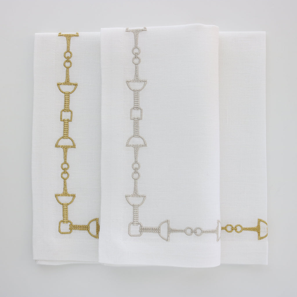 Equestrian Embroidered Napkin