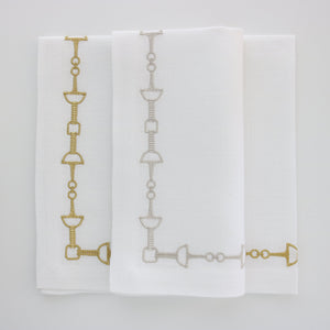 Equestrian Embroidered Napkin