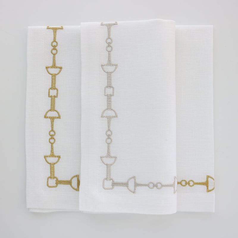 Equestrian Embroidered Napkin