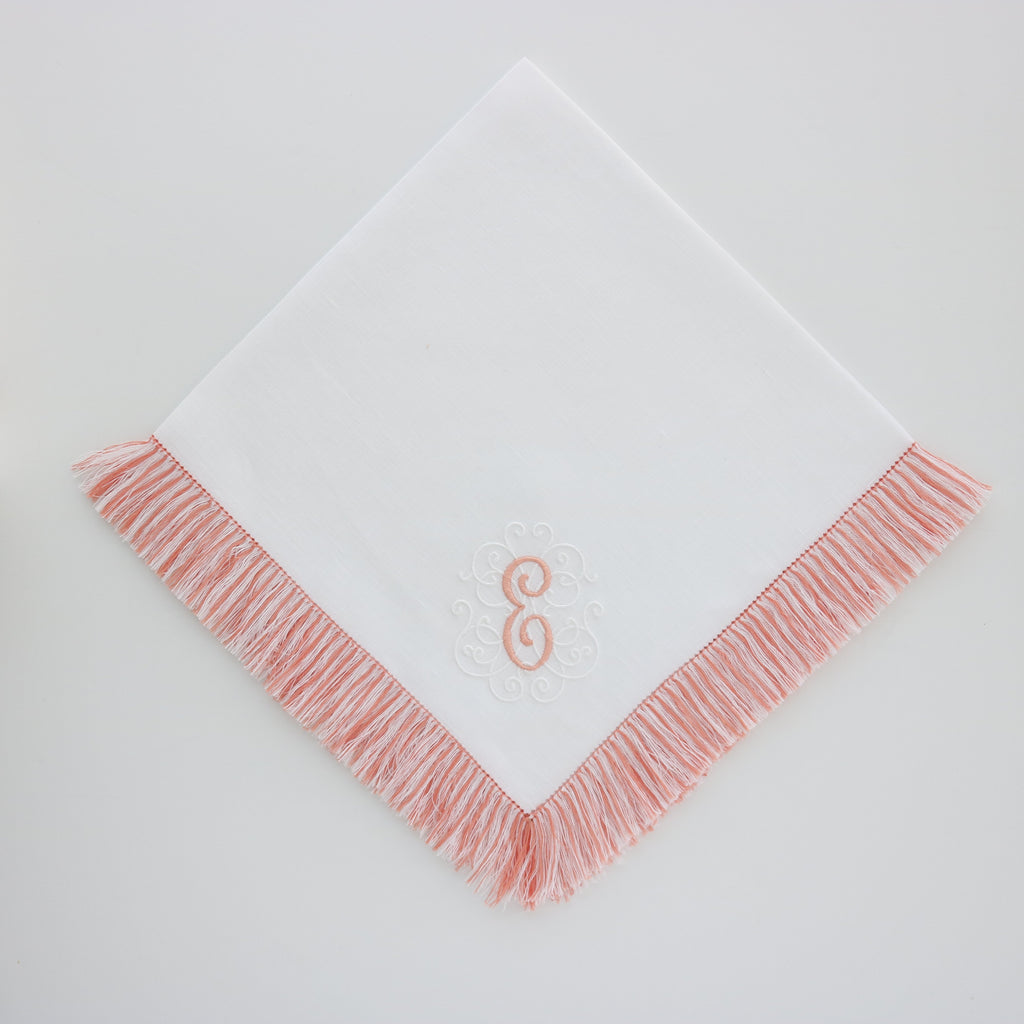 Hand Tied Fringe Napkin