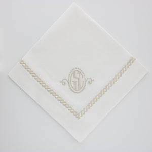 Rope Embroidered Napkin