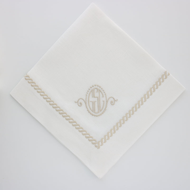 Rope Embroidered Napkin